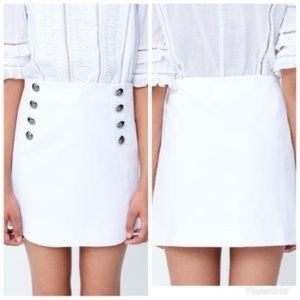Rebecca Minkoff Sloane A-Line Skirt White NWOT Size 4